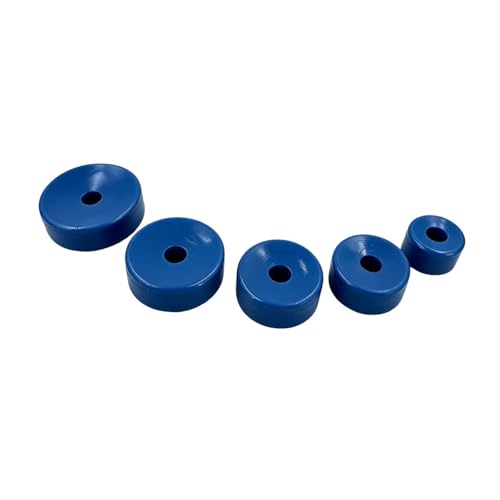 APLVFFZH 5 Piezas Almohadilla Movimiento Reloj Cojín Soporte Caja Reloj Protector Antideslizante Reparación Herramienta Portátil para Taller Relojero, Azul