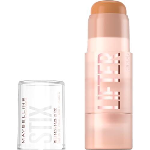 Maybelline Lifter Stix Multi-Use Face Stick - Contour, Bronzer, Concealer and Foundation Stick, All-In-One Creamy Face Makeup with Cranberry Seed Oil, 40, 1 Count