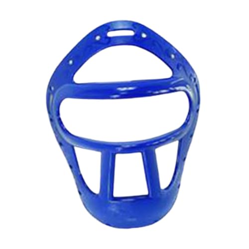 QSTDGVPW Karate Sparring Face Shield,Detachable Mask,Breathable Facial Guard Boxing Face Cover for Gym Player Competition Muay Thai, Blue