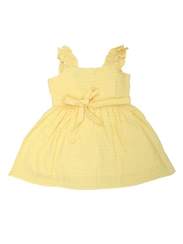 Doodle Ruffle Dress for Baby Girls Breathable Kids Frock