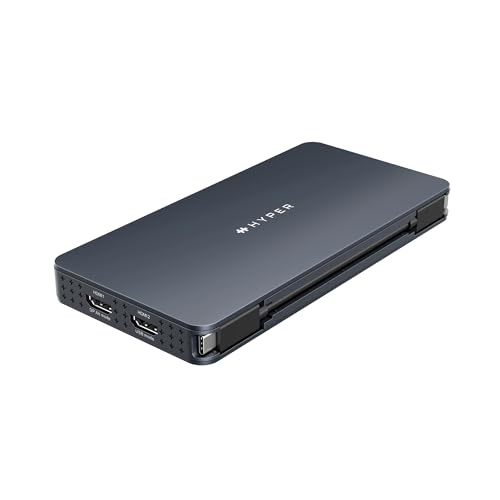 HyperDrive Next 10 Port Business Class USB C Docking Station for PC/Mac/Chromebook, Pro-Grade 2X File Transfer w/ 10Gbps, 3X Fast Photo/Video Transfer w/SD 4.0, Charges w/ 100W PD Power