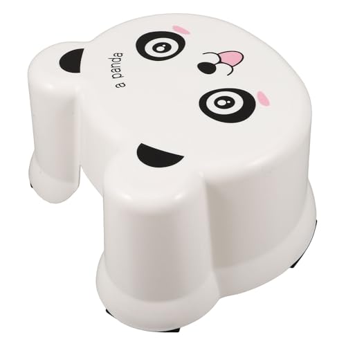 PRETYZOOM Tabouret Garçon Fille Antidérapant pour Salle de Bain Tabouret Plastique Cartoon Épais avec Base Antidérapante Stable et Portable pour Garçons et Filles
