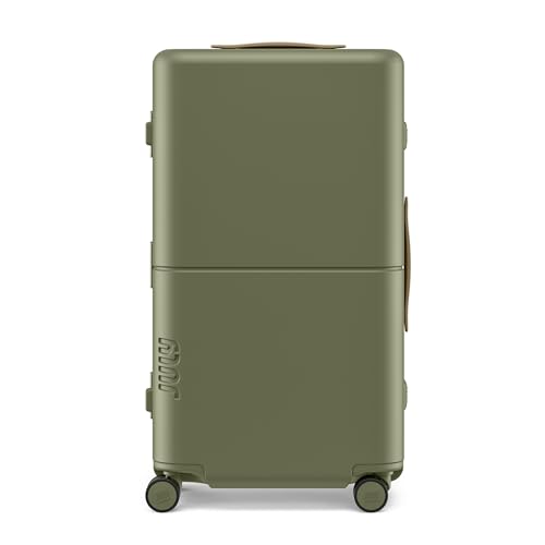July Checked Trunk - 26.8' Zipperless Airline Approved Check In Luggage with Wheels, 80/20 Opening...