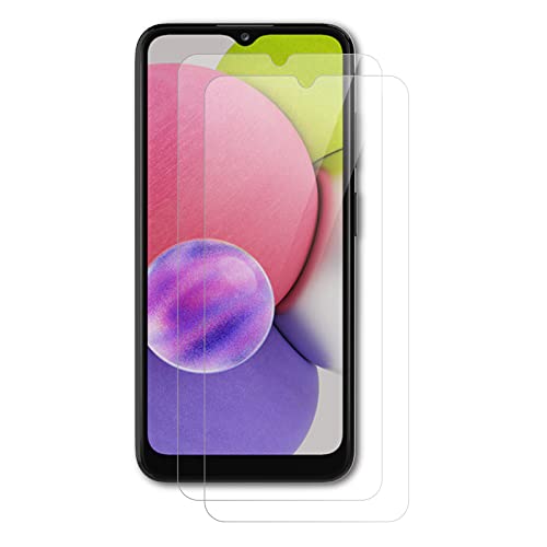 AICEK [2-Pack] Compatible con Samsung Galaxy A03s Protector de Pantalla, Cristal Templado para Samsung A03s Vidrio Templado Cristal Screen Protector