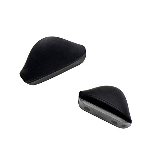 Mryok Plaquettes de nez de rechange pour lunettes Oakley Crosslink Pro Sweep Pitch, gris (Gray Hard Base Nose Pads-asian Fit), Taille unique Cover