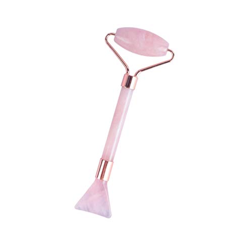 FRCOLOR Rolo de pedra de beleza facial de jade, massageador de pele, terapia de tratamento para rost