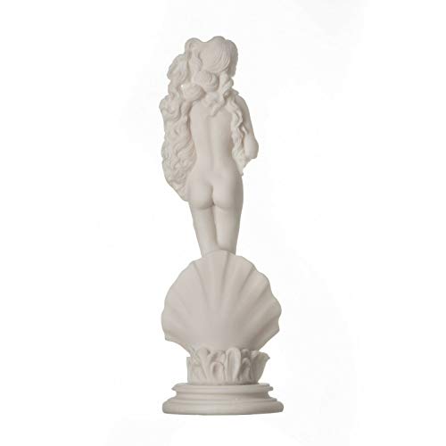 Estatua griega de la diosa Afrodita en alabastro 9.8 pulgadas miniatura 3