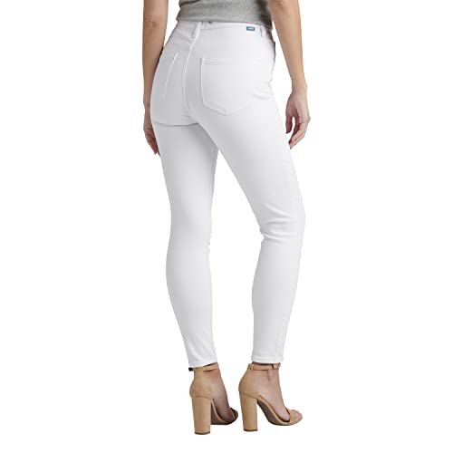 JAG Jeans Women's Valentina High Rise Skinny Pull-on Jeans-Legacy, White, 83