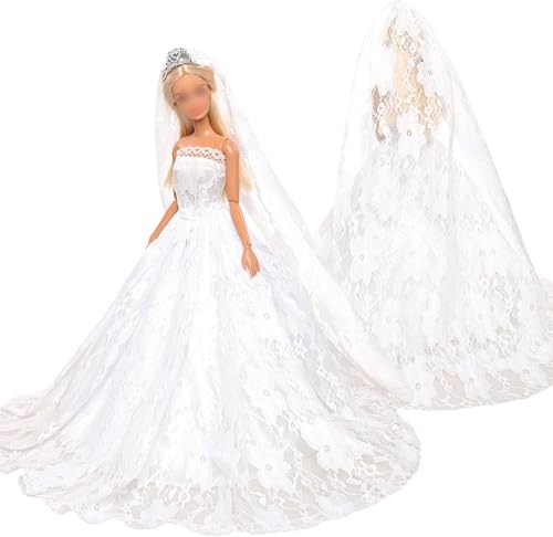 Enocht SKU20834 4 Pack Doll Wedding Set 1 White Bride Wedding thumb #5