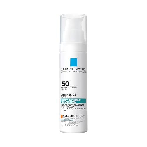 La Roche Posay Anthelios UV Sunscreen SPF 50, Daily Sunscreen for...