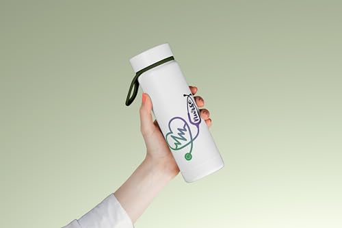 Image of Nurse Stethoscope Heartbeat (2 Pack) Vinyl Sticker Decal - 5.5 x 5.5 Inches - for Car Truck SUV Van Window Bumper Wall Laptop Tablet Cup Tumbler and Any Smooth Surface
