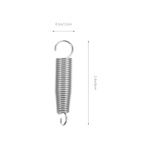 Resorte para pedal de bombo, 4 piezas, metal resistente miniatura 2