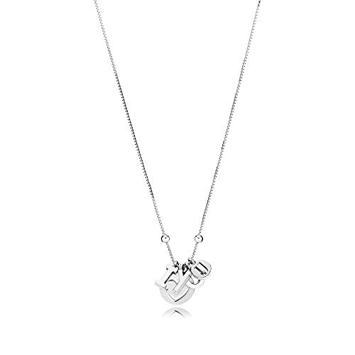 Collier je t'aime en argent 925 avec cadenas marguerites, cadeau de promesse unique