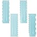 YXHZVON 4 Piezas de Raspador de Pasteles, Espátula de Pastel Más Suave para Decorar Pasteles Tarjeta de Masa Peines para Glaseado Espátula de Plástico para Crema de Mantequilla Herramientas