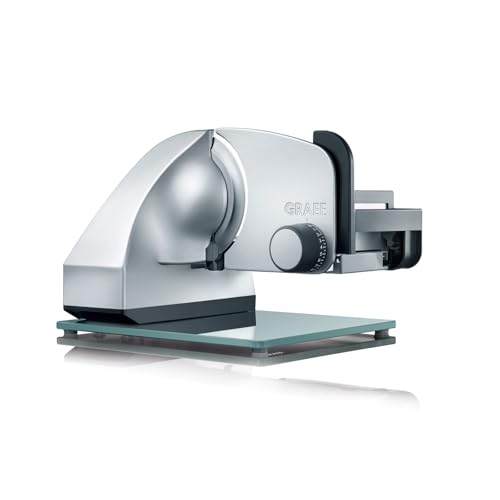 GRAEF Master M90 - Elektrischer Allesschneider, Made in Germany, Kippbar 30°, Vollstahlmesser Ø...