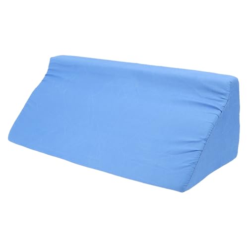 Zisemeil Almohada reversible, soporte corporal, almohada de cuña, tipo R, resistente a las úlceras por presión, almohada de esponja extraíble y lavable (60 x 25 x 20 cm)