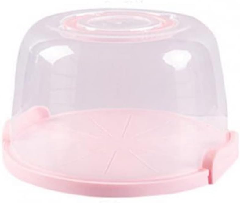 1pc 6/8/10 inch Portable Cake Box Handheld Cake Package Waterproof Plastic Fresh Keeping Container with Lid Baking Supplies (2) ()