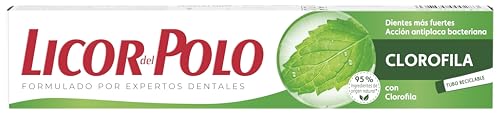 Licor del Polo Clorofila – Pasta de Dientes Refrescante con Flúor – Combate la placa y el mal aliento – 75 ml