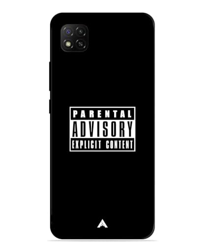 Image of Premium Explicit Case for Xiaomi Redmi 9C Soft-Touch Metal TPU Back Cover, Shockproof, Designer, Aesthetic Mobile Phone Case (Glossy Finish)