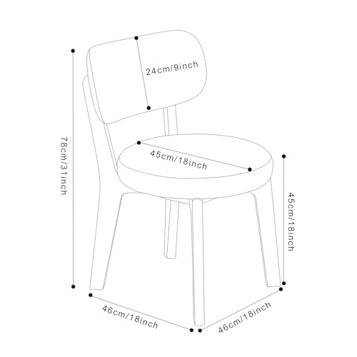 Silla de comedor tapizada moderna versatil para sala de estar 3
