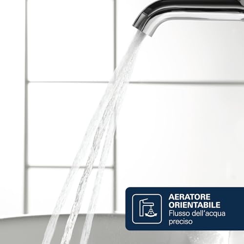 Grohe Essence New Miscelatore Monocomando A Bocca Alta Per Lavabo Ecojoy, Cromo, L 23541001 - 9