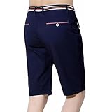 [ｉｎｏｔｅｎｋａ] ゴルフパンツ ゴルフウェア ハーフパンツ チノパンツ ショートパンツ メンズ ストレッチパンツ 半ズボン メンズ カジュアル ビジネス 五分丈 クールビズ 薄手 男性用 短パン 通気 着こなし (34, ネイビー2)
