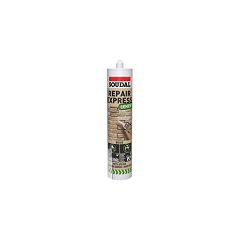 Soudal Repair Express Cement 290 ml Tube Beige Color Cover