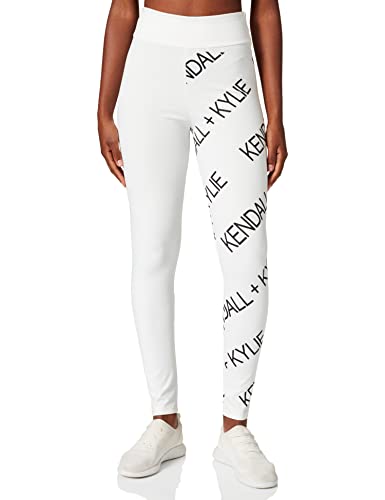 Legging Kendall & Kylie femme pantalon de sport extensible avec bande logo lot de 8