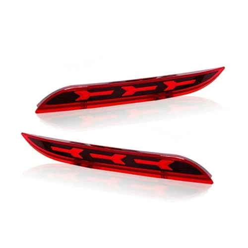 Difusor trasero para Ford Mustang: luces de freno LED rojas para rutas nocturnas