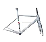 Telaio da corsa (bici da strada): materiale in carbonio, con freno a disco/cerchione, manubrio incluso