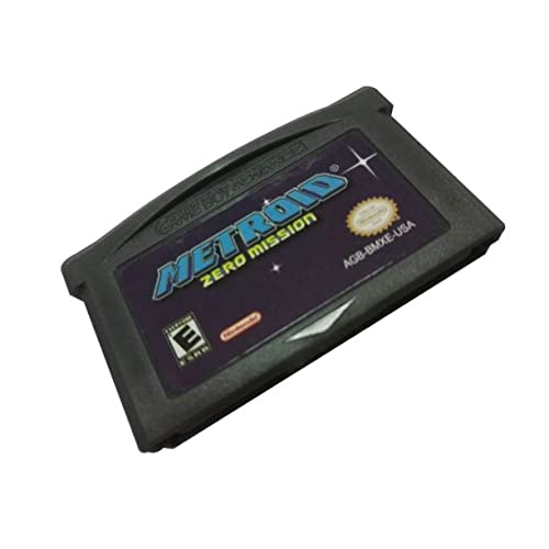 32 Bit Metroid Zero Fusion Video Game Cartridge USA Version for GBA (Reproduction)