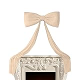 Shenrongtong Natalizio Gigante in Velluto, Fiocchi per Albero di Natale, Ornamenti Natalizi, Grande Decorazione con per Sfondo Fotografico per Porte, finestre, mensole del