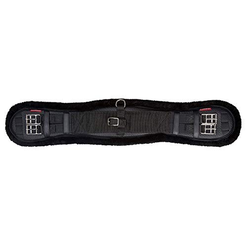 LeMieux Simuwool Integrated Mono Girth - Dressage/Jumping - Black - 55cm/22inches
