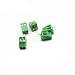 E-Simpo 50pcs PCB Screw Terminal Block, 2p 3p Optional, 2.54mm(150v6a) 3.81mm(300v10a) (2.54mm Pitch, 2P)Read the Drawing Before You Order. Strict Size as Drawing.