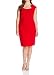 Calvin Klein Women's Plus-Size Cap-Sleeve Side-Rouched Sheath Dress