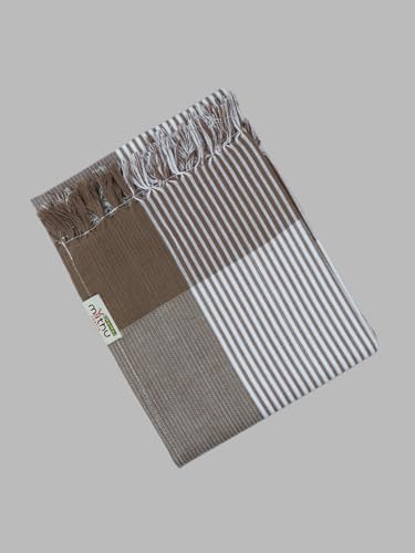 Image of RAMRAJ COTTON Pack Of 4 Cotton Bath Towel Set Crafted For Softness| Durability| And Comfortable Daily Use