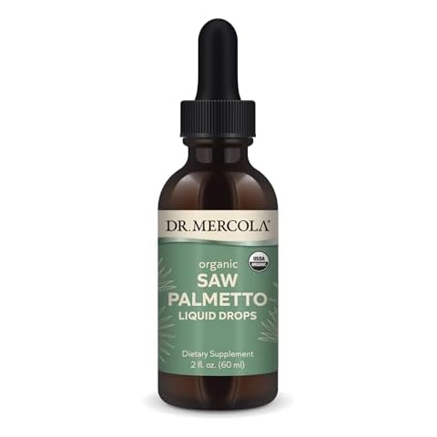 Dr. Mercola Organic Saw Palmetto Liquid Drops Dietary Supplement Cover