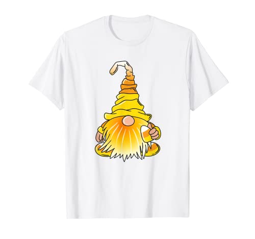 Halloween Cute Gnome Candy Corn T-Shirt