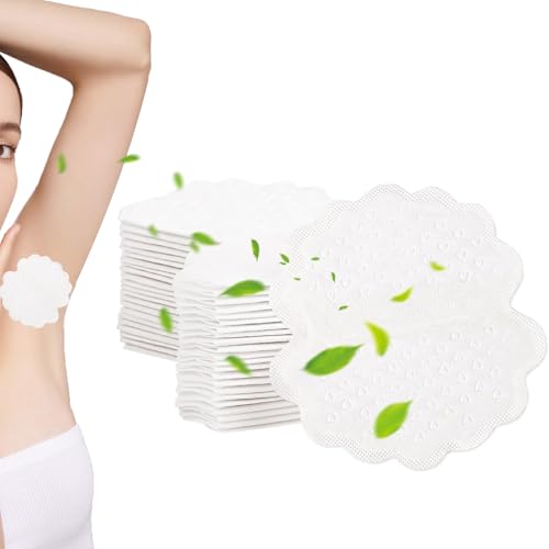xolear 40 Piezas Almohadillas Sudor Axilas, Cómodo y Invisible Sobaqueras Sudor, Fácil de Transportar, Protector Antitranspirante Adhesivo, Transpirables Armpit Sweat Pads para Hombres y Mujer