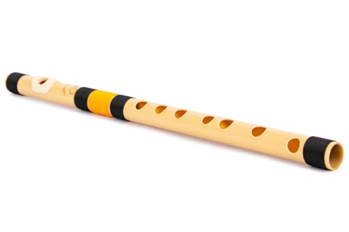 Image of Radhe Flutes PVC Fiber G Sharp Bansuri - Higher Octave, Right-Handed Professional Flute for Beginners, Students, Hobbyists & Stage Performers, Durable & Crack-Resistant