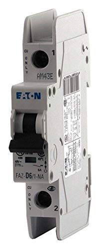 Eaton FAZ-D15/1-NA-SP 15A, 1P, 277/480VAC, 48VDC, 10 kAIC, D-Curve, UL