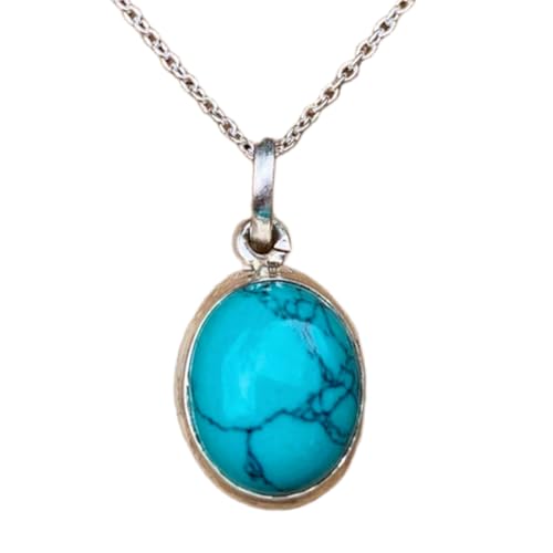 Pendentif turquoise naturelle et argent 925 le cadeau idéal de protection