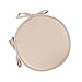 DANLINI Cuscini con Lacci - Cuscini Rotondi per Poltrone Sedia Giardino Esterno Interno, Beige, 30Cm, Cuscini Sedia per Mobili da Esterno