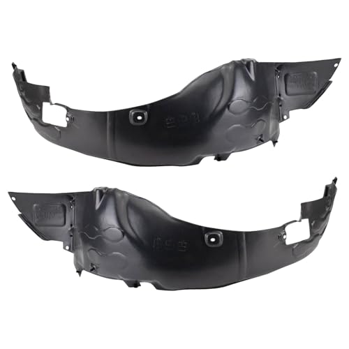 Image of TRQ Front Driver and Passenger Side Inner Fender Liner Set Compatible with 2016-2017 Kia Rio