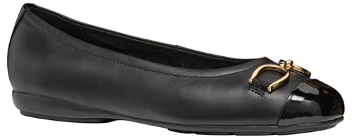 Ballerines Geox Femme D Annytah A en cuir noir élégantes et confortables