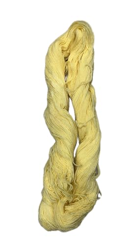 Image of Knitting Wool, 100 gm, Woolen Crochet Yarn for Knitting and Crocheting (Light Yellow)