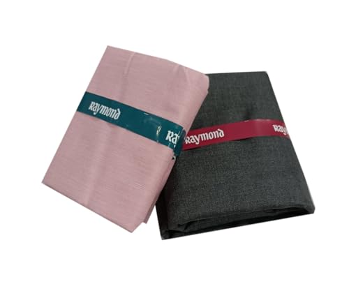 Image of Raymond Premium Unstitched Formal Shirt Fabric, Cotton Blend Stripes, 150 x 150 cm, Regular Fit, Professional Wear Collection
