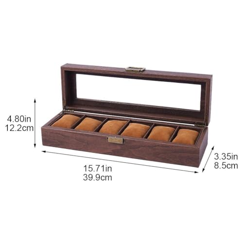 Vitrine de montre à 6 slots pour sublimer et protéger votre coiffeuse - 3