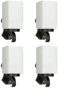 Royal Glass 40W Fancy Light pendent Wall lamp with Unique Fitting and All Fixture - white , Combo Set of 4.-Electric