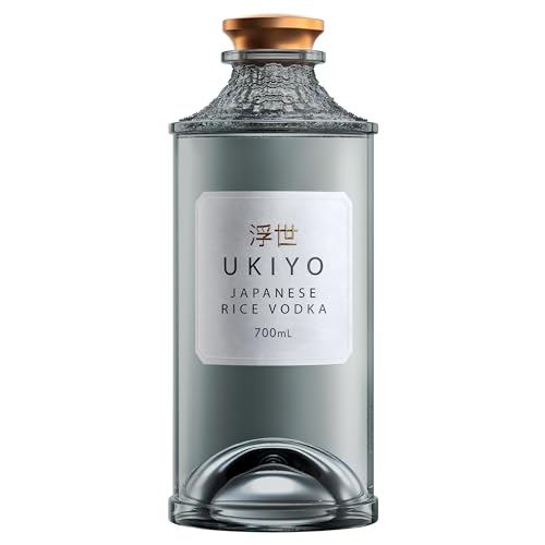 UKIYO Rice | Traditional Japanese | Craft Small Batch Vodka | Awamori Long Grain Rice Spirit | Soft Sweet Floral | 40 Percent ABV | 70 cl
